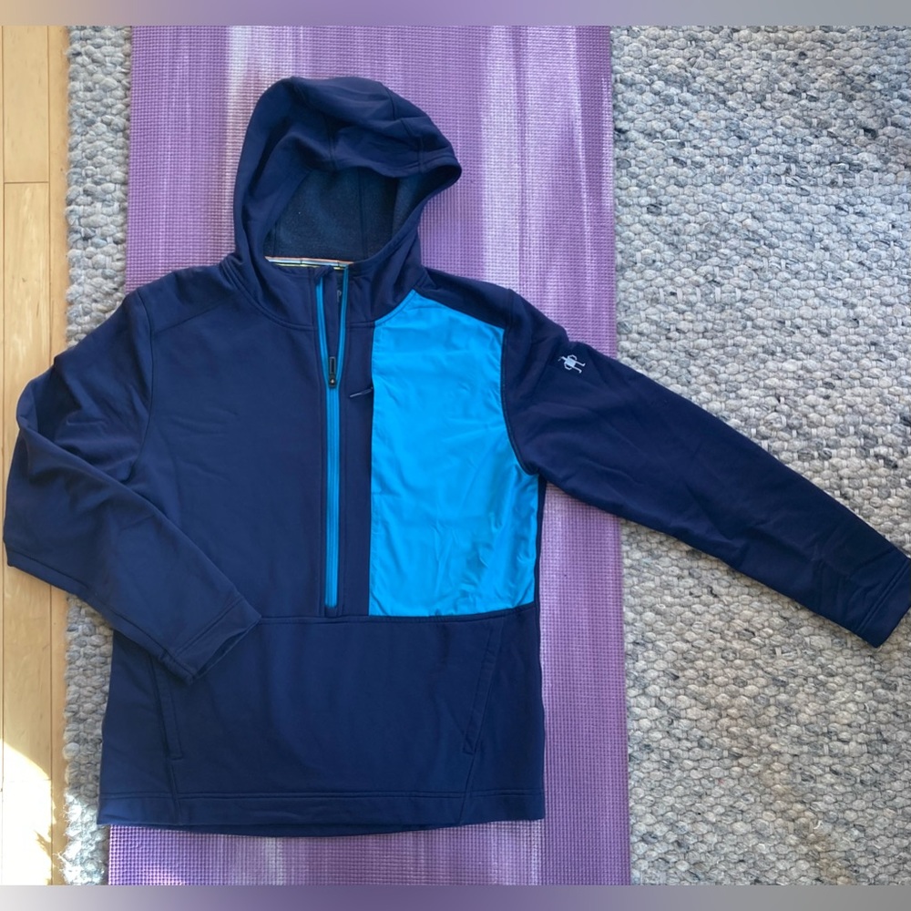 Smartwool Merino Sport Fleece: half-zip hoodie